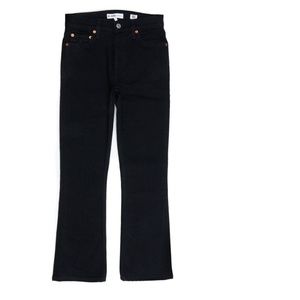 Re/Done Originals STRETCH MID RISE KICK FLARE CROP